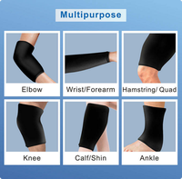 Packs de gel réutilisables chauds et froids pour le soulagement des blessures au ménisque de la cheville, compression, rééducation, thérapie contre la douleur