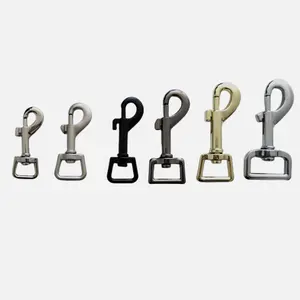 Manufactory 3/8 Swivel Snap Multi-function Durable Metal Snap Hook Dog Hook For Garment For Bag