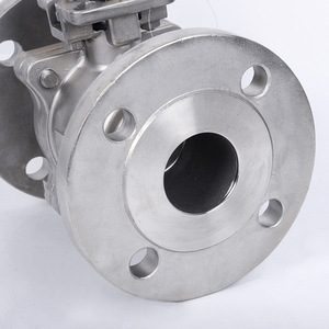 Válvula de Bola Q41F-16P de Acero Inoxidable 304 y 316 con Manija Manual, Dos Piezas, Sello Suave para Medios Acuosos - Product Image 2