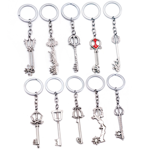 10 Llaveros Metálicos de Alta Calidad con Diseño Nuevo del Juego KH Kingdom <span class=keywords><strong>Keyblade</strong></span> para Fans - Product Image 1