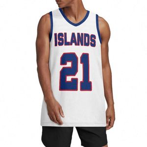 Grosir Tank Top kebugaran pria musim panas rompi kualitas terbaik gambar Tribal Polinesia pakaian basket lari tanpa lengan kustom - Product Image 3