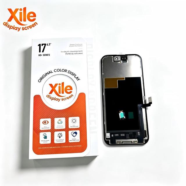 Wholesale Mobile Phone HD+A-Si In-Cell LCD Screen Assembly for iPhone 17 Display Replacement 1year Warranty in Stock