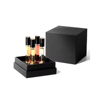 Couvercle et base personnalisés Emballage de parfum de 30ml 50ml pour cadeau de luxe Boîte à lunettes pour flacon de parfum avec insert en mousse