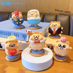 Série Little Bear Worm Tremble, figurines d'animaux en PVC, boîte mystère, poupées artisanales tendance, jouet cadeau - Product Image 3