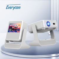 C3 Flick Projecteur Intelligent avec Pavé Tactile, Système d'Exploitation Android, WiFi 5G, Bluetooth 4K, Idéal pour Présentations