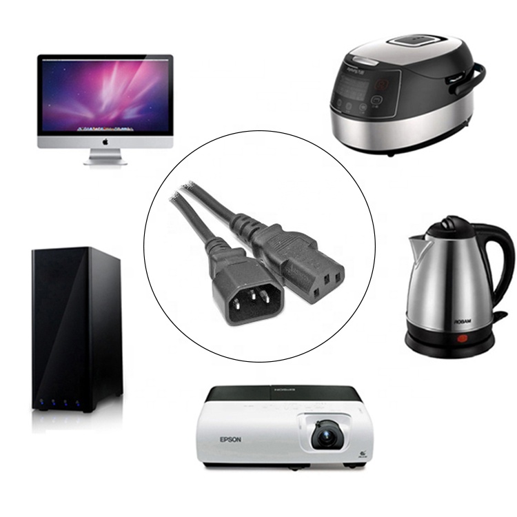 cable 2 meter female c14 to male ac power