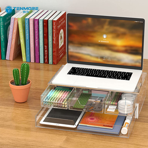 Soporte de Monitor Acrílico a <span class=keywords><strong>Precio</strong></span> de Fábrica al por Mayor, Organizador de Escritorio con Logotipo Personalizable, Proveedor al por Mayor para Proyectos de Oficina - Product Image 1