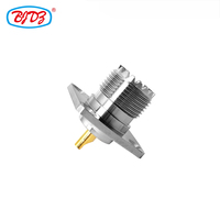 Connecteurs coaxiaux RF plaqués UHF SO239 à 4 trous, type jack femelle, avec montage sur panneau à bride filetée, modèle PL239, en stock