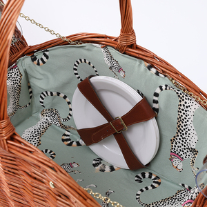 Thủ công mỹ nghệ Quà Tặng rỗng wicker Dã Ngoại giỏ quà tặng cản trở - Product Image 2