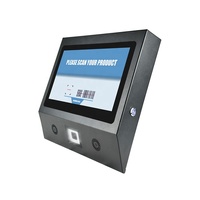 11.6 pouces écran tactile 2D QR code Barcode Scanner Prix Checker Ticket Vérification Machine