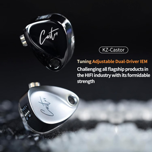 Écouteurs filaires <span class=keywords><strong>KZ</strong></span> Castor IEM avec <span class=keywords><strong>16</strong></span> effets sonores, double dynamique 2DD, 20-40000Hz, câble détachable, prise jack 3,5 mm, écouteurs intra-auriculaires - Product Image 3