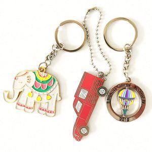 Custom 2D Enamel Zinc Alloy Keychain <b>Key</b> Ring Wholesale Promotion Custom 3D Metal Logo <b>Key</b> <b>Chain</b> - Product Image 2