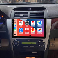 Autoradio Android 15 de 10 pouces avec GPS pour Toyota Camry 2012-2014, CarPlay sans fil, Android Auto, lecteur multimédia