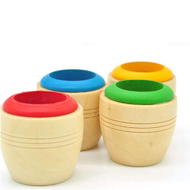 DIKACA - Kaléidoscope En Bois Pour Bébé - Jouet éducatif D'éveil - Stimule L'imagination Et La Logique - Dès 3 Ans - Taille 8x5x5 Cm