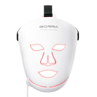 Masques faciaux LED infrarouges en silicone personnalisés, luminothérapie, masque de luminothérapie rouge pour le visage