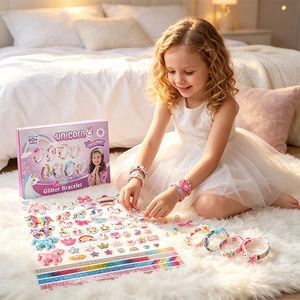 Teen Girls <b>DIY</b> Hairband Bracelet <b>Kit</b> Plastic Alice Head Hoop Cartoon Accessories Creative Party Activity Present - Product Image 2