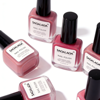 Vernis à ongles Halal respirant à base d'eau avec logo personnalisé, sans odeur, pelable, pour femmes musulmanes, enfants et DIY