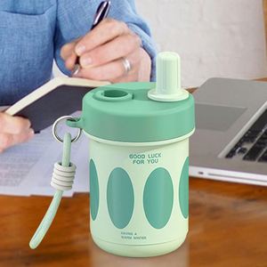 Insulated Travel Mug with Straw Lid 550ml Portable Stainless Steel Coffee Tumbler Reusable Eco-Friendly Water <b>Cup</b> for Office - Product Image 6