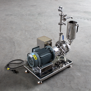 Petite pompe homogénéisatrice de laboratoire en ligne, capacité 1000L, puissance 1.5kW, en acier SUS316L, avec moteur à engrenages en titane pour crèmes cosmétiques - Product Image 6