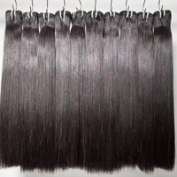 Vente en gros d'extensions de cheveux humains vierges Remy 100% bruts, ondulation naturelle droite, faisceaux de cheveux indiens du Cambodge Vietnam inclus