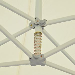 Carpa de Jardín Hexagonal de 3x3m con Protección UV Premium, Estructura de Acero Blanca, Montaje Automático, Impermeable y Resistente al Viento, para Fiestas al Aire Libre - Product Image 3