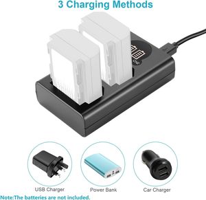 Chargeur double USB Neewer avec écran LCD pour <span class=keywords><strong>batterie</strong></span> <span class=keywords><strong>Sony</strong></span> NP-FZ100, appareils photo <span class=keywords><strong>Sony</strong></span> ZV-E1 FX3 FX30 A1 A9 II A7R V A7S <span class=keywords><strong>III</strong></span> <span class=keywords><strong>A7</strong></span> IV A6600 A7C - Product Image 4