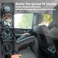 VONVIK Accessoires de protection en plexiglas pour Suv suspendus personnalisés Protection contre les éternuements pour chauffeur de taxi passager