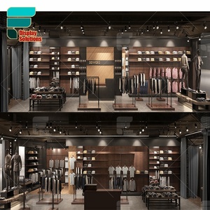 Muebles de Madera para Tienda de Ropa Masculina con Estilo Moderno, Mobiliario para Tienda Minorista, Interior de Tienda de Ropa para Salón de Belleza - Product Image 6