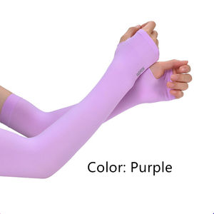 Fournisseur de personnalisation des manches de glace Manchon de protection solaire en soie de glace d'été Manchons de protection des bras extérieurs anti-froid - Product Image 5