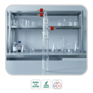 Trampa Fría de Vidrio Borosilicato para Sublimación al Vacío OEM Biolab, Resistente a Químicos, para Eliminación de Solventes, Fabricada en India - Product Image 1