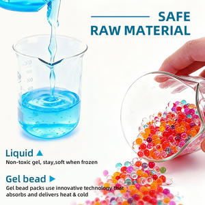 <span class=keywords><strong>Masque</strong></span> oculaire en gel à billes, bleu, avec trou, <span class=keywords><strong>pour</strong></span> soulager la fatigue oculaire, cercle noir, apaisant et confortable - Product Image 4