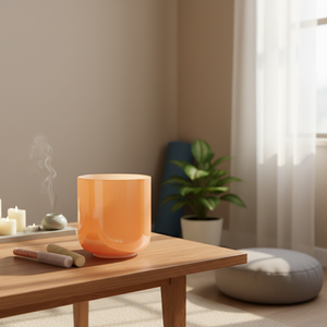 स्पष्ट क्रिस्टल गायन कटोरे में उच्च गुणवत्ता वाली ध्वनि चिकित्सा चक्र क्लासिक रंग कल्याण कटोरे योग के लिए ध्वनि उपचार उपकरण - Product Image 1