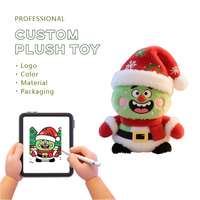 Peluche professionnelle de haute qualité, mascotte personnalisée, logo d'entreprise, animation, jouet en peluche de Noël, poupée, coussin, personnalisation