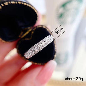 F1337 Anello Classico da Donna con Diamante Taglio Brillante Rotondo Colore G Naturale Gioiello di Fidanzamento - Product Image 5