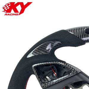 Automotive <b>interior</b> <b>accessories</b> carbon fiber leather LED RPM sport steering wheel suitable for Chevrolet Camaro SS RS LT ZL1 Z28 - Product Image 2