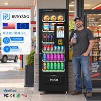 Distributeur automatique intelligent RUNYANG pour aliments et boissons, avec écran tactile réfrigéré et intelligence artificielle