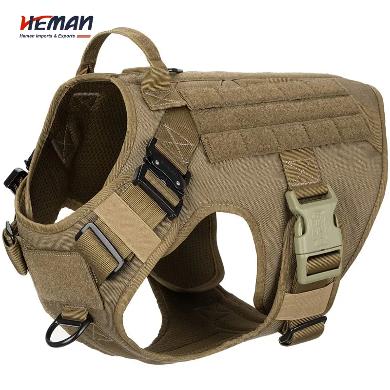 Tactical Dog Harness Suitable for large and medium-sized dogs Tactical harness with handle Adjustable dog harness