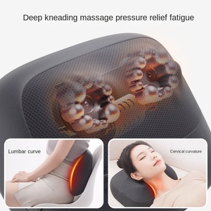 Almohada de Masaje de Fisioterapia Infrarroja para Cervicales y Trapecio con Función de Carga, Cojín Multifuncional para Cuello para el Hogar y el Automóvil - Product Image 2
