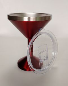 9oz Stainless Steel Margarita Tumbler Insulated <strong>Martini</strong> Tumbler Double Wall Cocktail Wine <strong>Glasses</strong> Champagne Goblet Cup - Product Image 5