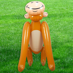 <span class=keywords><strong>Gorilla</strong></span> Gonfiabile Gigante in PVC Marrone - Decorazione Scenica, Giocattolo Animale Simulato per Bambini - Product Image 6