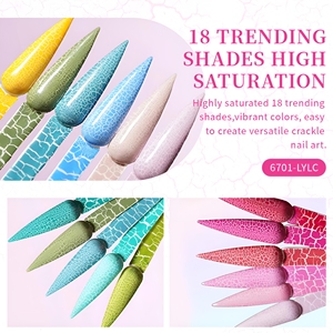 TRIONE Gel per Unghie 3D Effetto Crepe di Alta Qualità, Altamente Pigmentato, Fluorescente, per Nail Art Professionale, Etichetta Personalizzabile - Product Image 5