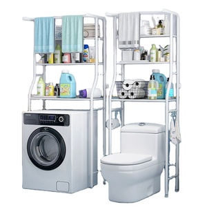 2024 Nueva Clase 3 capas de pie Baño Ahorro de espacio Inodoro Lavadora Estante de almacenamiento - Product Image 2