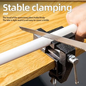 Mini <span class=keywords><strong>étau</strong></span> de table pivotant industriel en acier moulé Q235 pour le travail du bois, <span class=keywords><strong>étau</strong></span> d'établi stable - Product Image 1