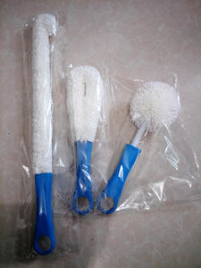 Brosse de nettoyage de bouteille de vin DS1350 <span class=keywords><strong>Win</strong></span> Bar Set Cleaner Flexible Bottle Scourer 3 Pieces Wine Decanter Cleaning Brush - Product Image 6