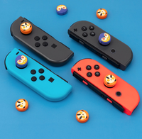 Sarung Silikon Lunak Lucu Desain Stik Jempol Stik Analog Tutup Joystick untuk Pengontrol Nintendo SwitchJoy-Con
