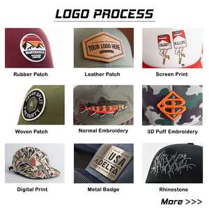 Gorras de Campamento de Malla de 5 Paneles con Logotipo Personalizado al por Mayor, Gorras de Viaje Ligeras de Nailon de Secado Rápido - Product Image 4