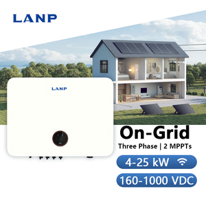Inversor Solar Híbrido Trifásico de Onda Sinusoidal Pura de 4-25kW, 5kW, 10kW, IP65, con 2 MPPTs, para Sistemas Solares Domésticos - Product Image 1