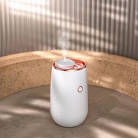 Diffuseur d'aromathérapie ultrasonique pour voiture, diffuseur rechargeable 2000mAh, diffuseur portable sans eau, diffuseur d'huiles essentielles