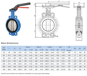 Válvula de Hierro Dúctil con Sellado Suave, Operación Manual, DN150 PN16 para Tratamiento de Agua - Product Image 6