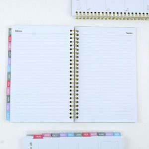 Offre Spéciale – Carnet Agenda A5 Spirale Personnalisé avec Couverture PVC – Journal Mensuel et Planificateur Quotidien d'Objectifs – Papier Écologique - Product Image 3
